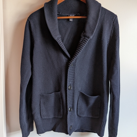 J. Crew Other - J. Crew Men's Dark Blue Cardigan Sweater
